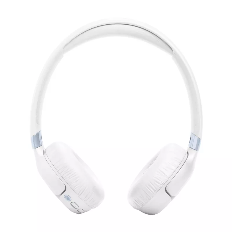 Zestaw słuchawkowy JBL Tune 680NC przewodowy i bezprzewodowy Hi-Fi nagłowny połączenia/muzyka USB typu C Bluetooth biały