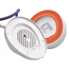 JBL Quantum 950 Headset Wireless Head-band Gaming USB Type-C Bluetooth Stacja ładująca Pomarańczowy, Srebrny, Biały