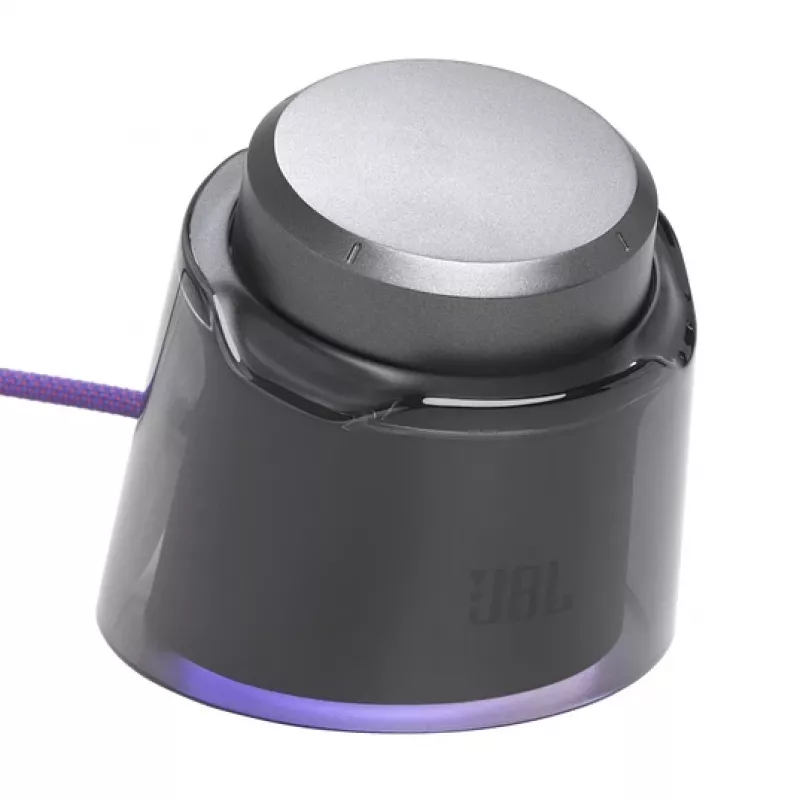 JBL Quantum 950 Headset Wireless Head-band Gaming USB Type-C Bluetooth Stacja ładująca Pomarańczowy, Srebrny, Biały