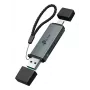 Czytnik kart TP‑LINK UA430D USB 3.1 — obsługa MicroSD/SD, 200 Mbit/s, Czarny, 75×22,9×9,3 mm