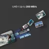 Czytnik kart TP‑LINK UA430D USB 3.1 — obsługa MicroSD/SD, 200 Mbit/s, Czarny, 75×22,9×9,3 mm