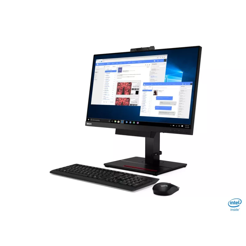 Lenovo ThinkCentre Tiny-In-One monitor komputerowy 60,5 cm (23,8 cala) 1920 x 1080 pikseli Full HD LED Czarny