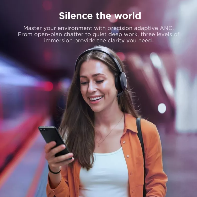Lenovo 4XD1T60925 zestaw słuchawkowy Bezprzewodowy Nagłowny Biuro/Call center USB Type-C Bluetooth Szary