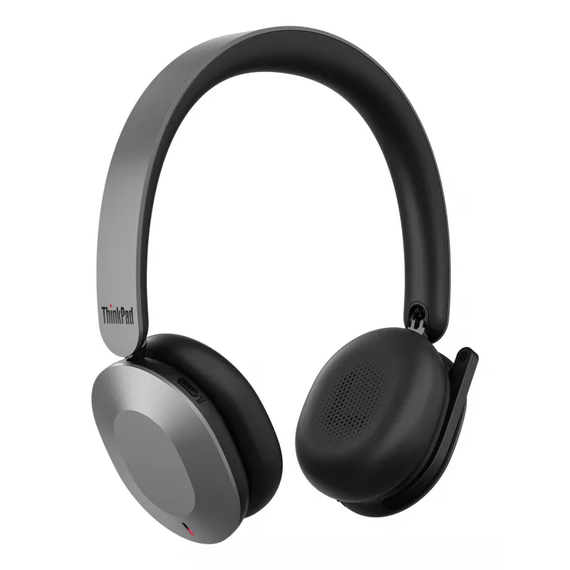 Lenovo 4XD1T60925 zestaw słuchawkowy Bezprzewodowy Nagłowny Biuro/Call center USB Type-C Bluetooth Szary