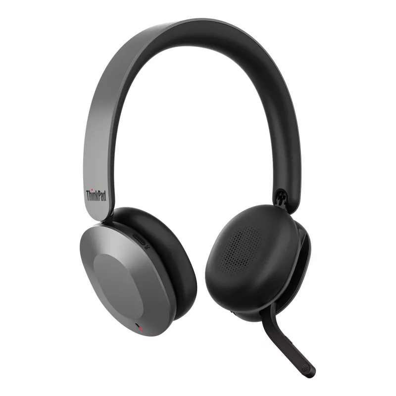 Lenovo 4XD1T60925 zestaw słuchawkowy Bezprzewodowy Nagłowny Biuro/Call center USB Type-C Bluetooth Szary