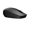 Mysz HP 715 wielokrotnego ładowania obsługująca wiele urządzeń, symetryczna, bezprzewodowa RF + Bluetooth, 3000 DPI, czarna