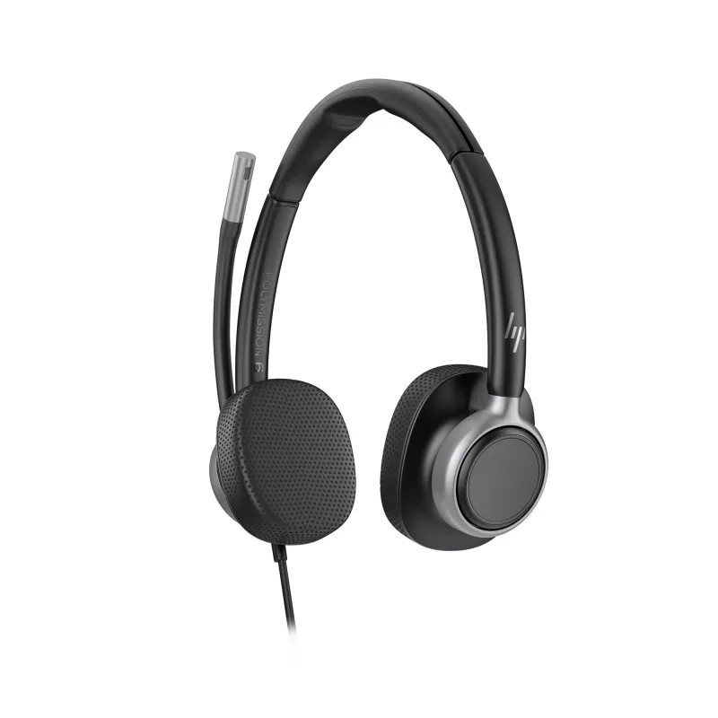 Przewodowy stereofoniczny zestaw słuchawkowy HP POLY Mission 625 z USB (C01C6AA)