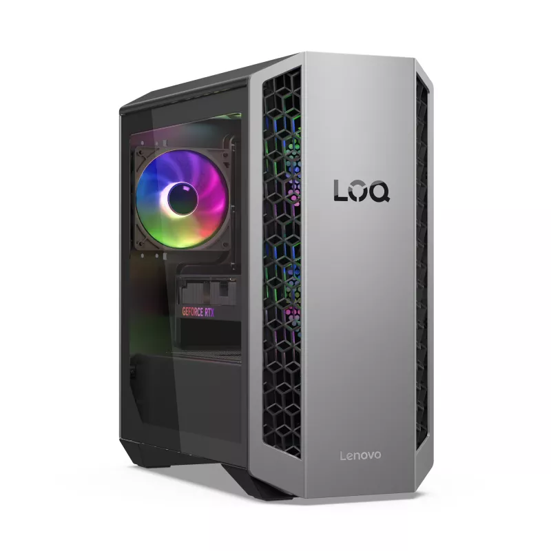 Lenovo LOQ Tower 26ADR10 AMD Ryzen™ 7 8745HX 16 GB DDR5-SDRAM 1 TB SSD NVIDIA GeForce RTX 5070 Windows 11 Home PC Czarny
