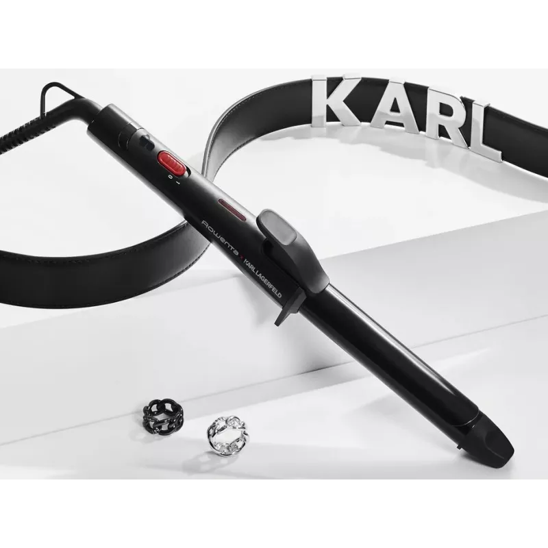 Rowenta X KARL LAGERFELD CF321L lokówka Warm Czarny, czerwony 47 W 1,8 m