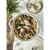 Żeliwna patelnia do serwowania Tefal LOV E25972, okrągła, 3,8 L, 28 cm, beżowa