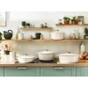Żeliwna patelnia do serwowania Tefal LOV E25972, okrągła, 3,8 L, 28 cm, beżowa