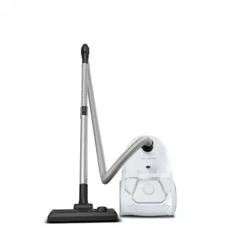 Odkurzacz cylindryczny ROWENTA Compact Power RO3957EA — 900 W, czyszczenie na sucho, kombi pojemnik na kurz 3 L, filtr higieniczny, biały