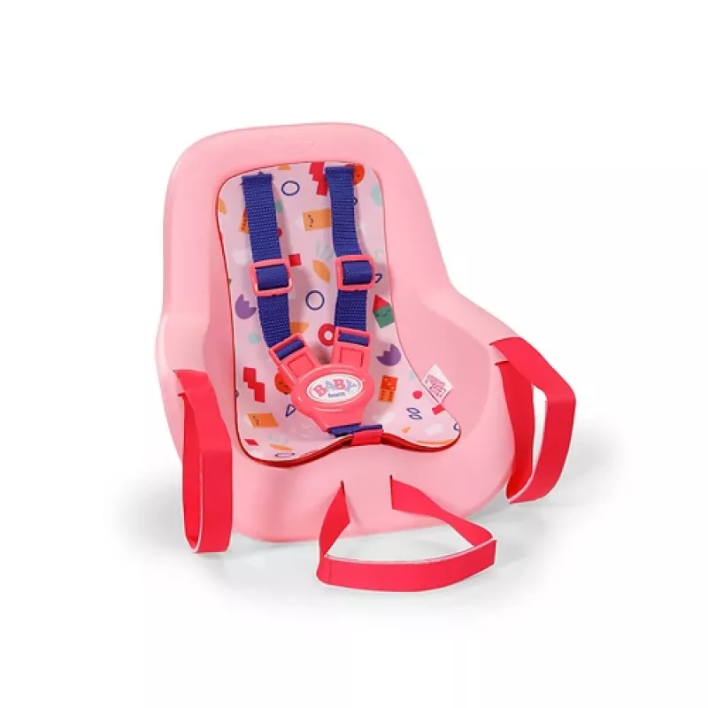 Fotelik rowerowy dla lalek BABY born, 3 lat(a) Fotelik rowerowy dla lalek BABY born. Rodzaj produktu: Fotelik rowerowy dla lalek, Zalecany wiek (min.): 3 lat(a)