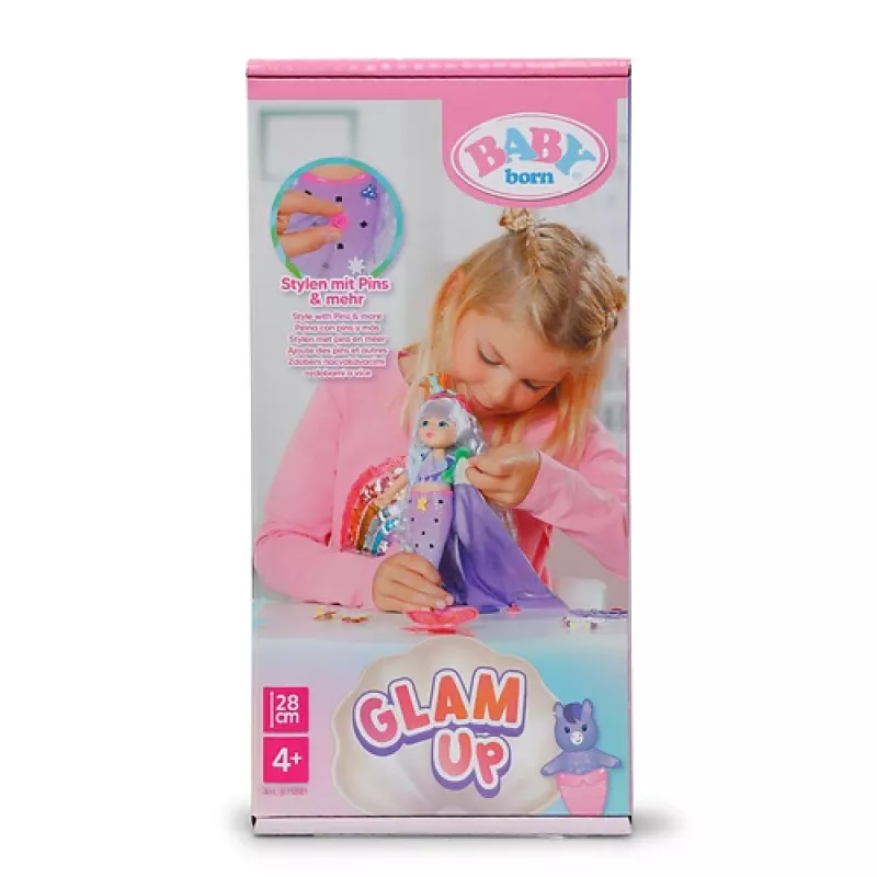 BABY born @ Glam Up Aura, Lalka bobas, Kobieta, 4 lat(a), Chłopiec/Dziewczynka, Wielokolorowy