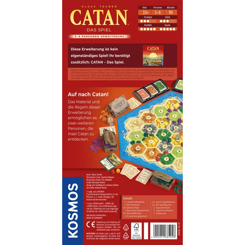 Kosmos CATAN 90 min Gra karciana strategiczna