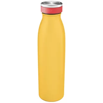 Leitz Cosy Izolowana butelka na wodę 500 ml, Żółta, Stal nierdzewna, 68 mm, 68 mm, 235 mm, 280 g