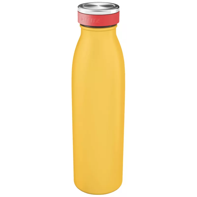 Leitz Cosy Izolowana butelka na wodę 500 ml, Żółta, Stal nierdzewna, 68 mm, 68 mm, 235 mm, 280 g
