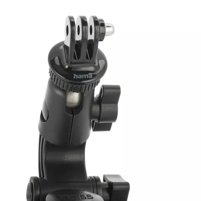 HAMA Uchwyt z przyssawką do kamer sportowych Uniwersalny statyw samochodowy 3D Ø90 mm, maks. obciążenie 0,3 kg, wysokość 5–11 cm