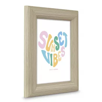 Ramka na zdjęcia HAMA Tori pojedyncza MDF brązowa na zdjęcia 13×18 cm, z certyfikatem FSC