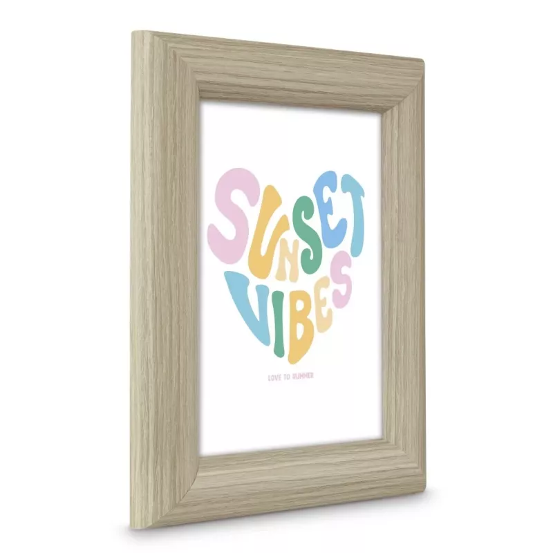 Ramka na zdjęcia HAMA Tori pojedyncza MDF brązowa na zdjęcia 13×18 cm, z certyfikatem FSC