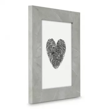 Ramka na zdjęcia HAMA Lio pojedyncza MDF szara na zdjęcie 13×18 cm, z certyfikatem FSC