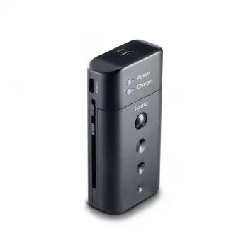 Ładowarka do akumulatorów HAMA 00081390 do cyfrowych aparatów fotograficznych — USB, kompatybilna z Li‑Ion i NiMH, wejście 5V