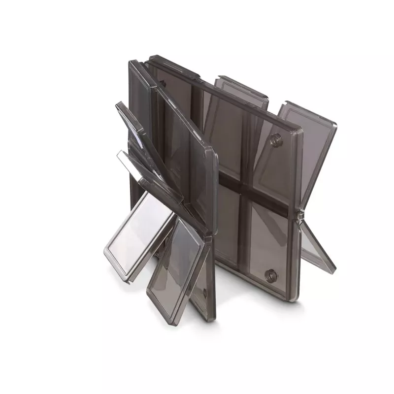 Hama 00095990 etui na karty pamięci 12 kart Polipropylen (PP) Czarny, przezroczysty