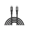 Kabel USB4 Gen 4x2 C‑do‑C EQUIP 1,2 m, 80 Gb/s, PD 240 W, 8K@60 Hz, czarny