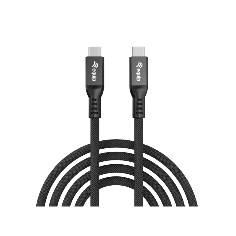Kabel USB4 Gen 4x2 C‑do‑C EQUIP 1,2 m, 80 Gb/s, PD 240 W, 8K@60 Hz, czarny