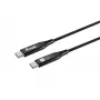 Equip USB 4 Ultra cienki C to C kabel, 1.2m, PD240W, 4K/60Hz, 40Gbps, czarny