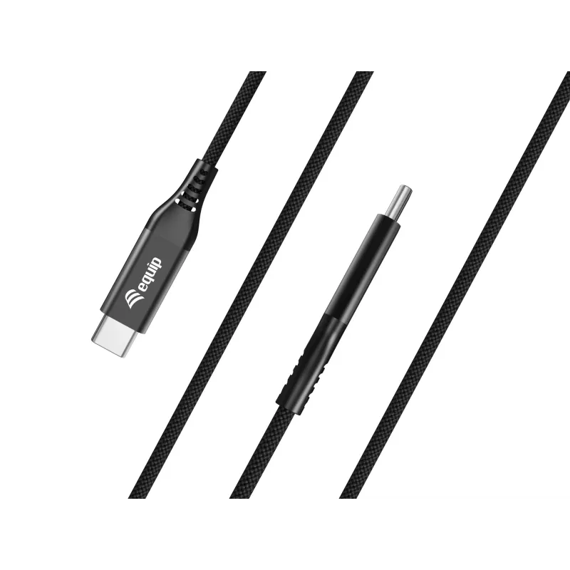 Equip USB 4 Ultra cienki C to C kabel, 1.2m, PD240W, 4K/60Hz, 40Gbps, czarny