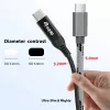 Equip USB 4 Ultra cienki C to C kabel, 1.2m, PD240W, 4K/60Hz, 40Gbps, czarny