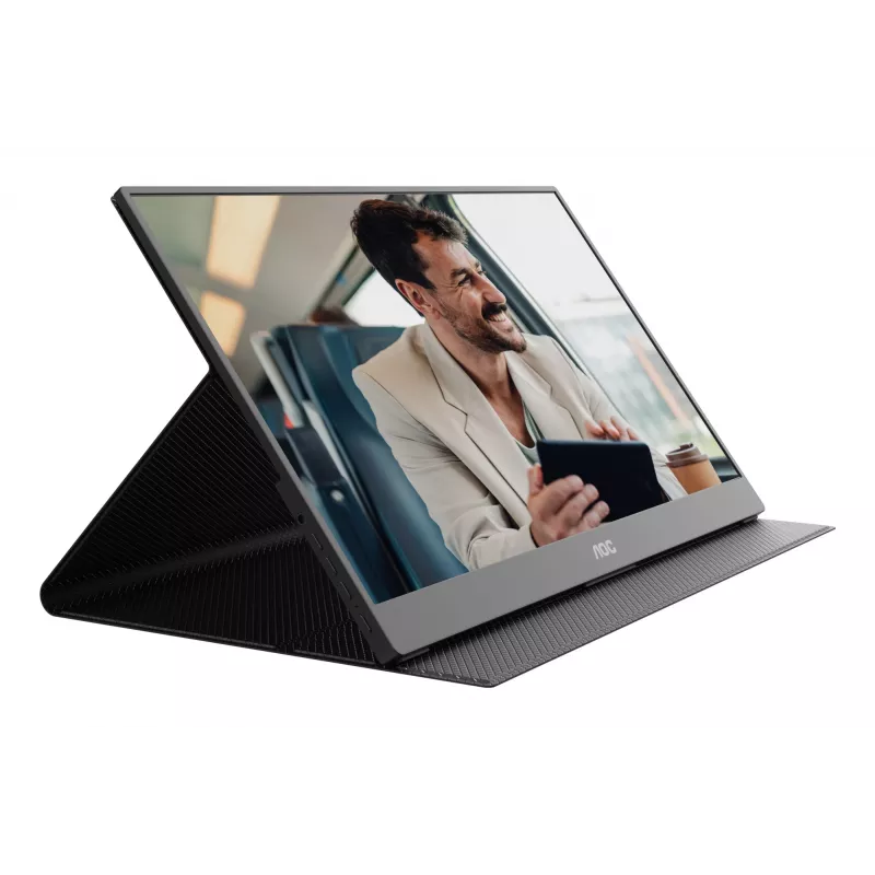 AOC 16T20E2 przenośny telewizor/monitor Przenośny monitor Czarny 39.6 cm (15.6 inch) LED 1920 x 1080 pikseli