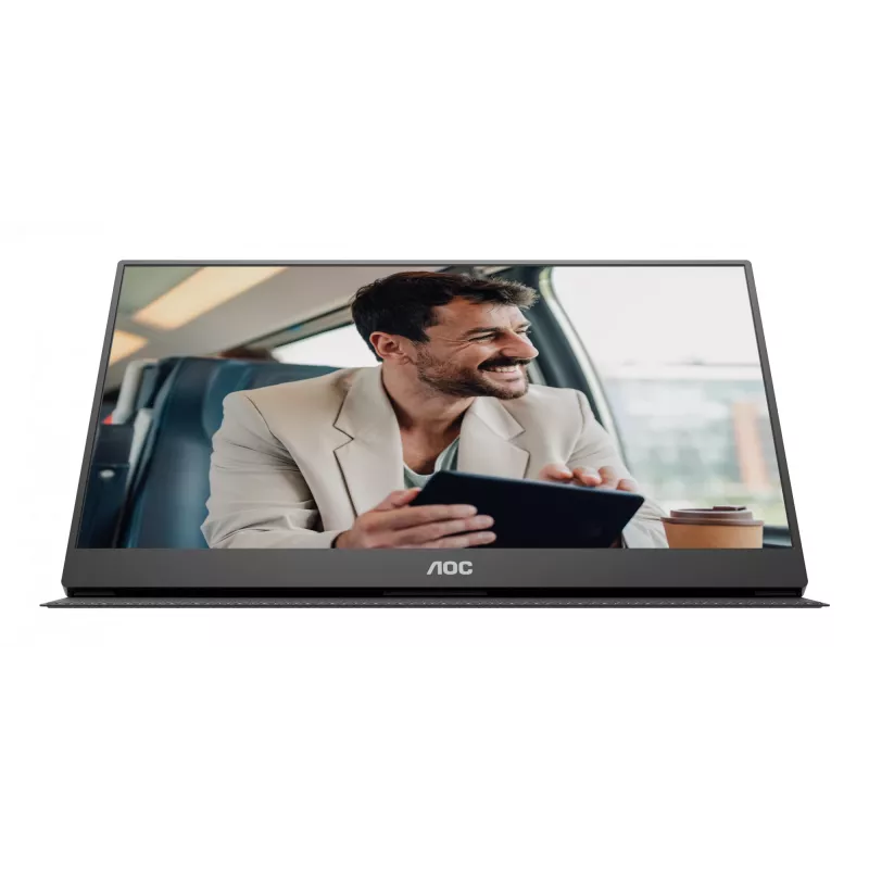 AOC 16T20E2 przenośny telewizor/monitor Przenośny monitor Czarny 39.6 cm (15.6 inch) LED 1920 x 1080 pikseli