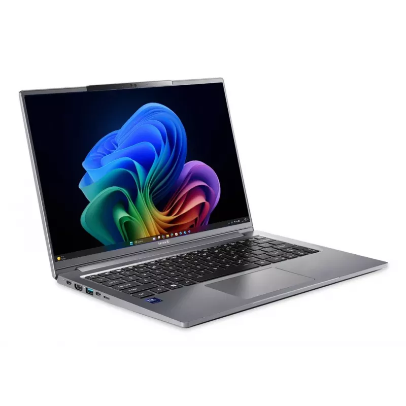 TERRA Mobile 1471L Copilot+ PC Intel Core Ultra 7 258V Laptop 35,6 cm (14 cali) WUXGA 32 GB DDR5-SDRAM 1 TB SSD Wi-Fi 7 (802.11be) Windows 11 Pro Niemiecki Szary