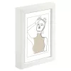 Pojedyncza ramka na zdjęcia Hama Copenhagen biała szkło MDF 220 mm