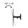 Hama 00220823 uchwyt/stojak TV 165,1 cm (65 cali) Czarny