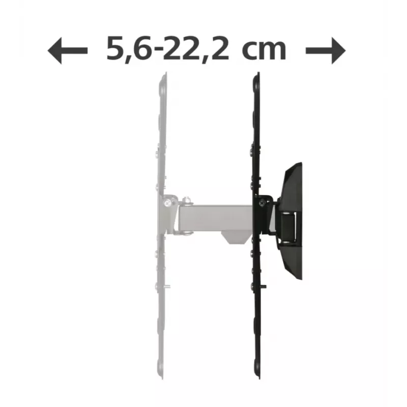Hama 00220823 uchwyt/stojak TV 165,1 cm (65 cali) Czarny