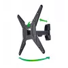 Hama 00220823 uchwyt/stojak TV 165,1 cm (65 cali) Czarny