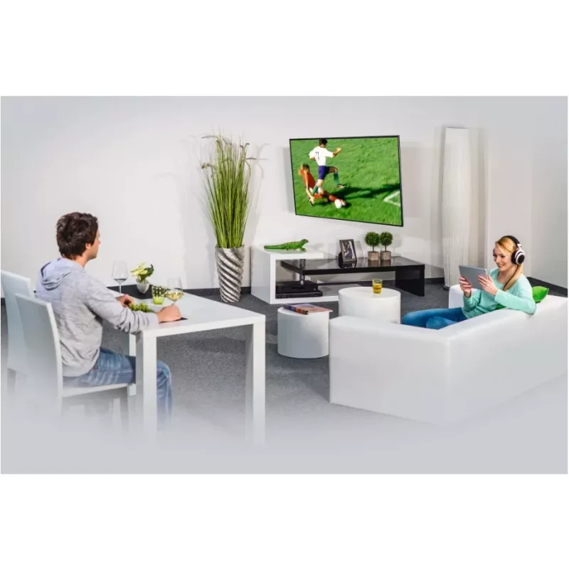 Hama 00220823 uchwyt/stojak TV 165,1 cm (65 cali) Czarny