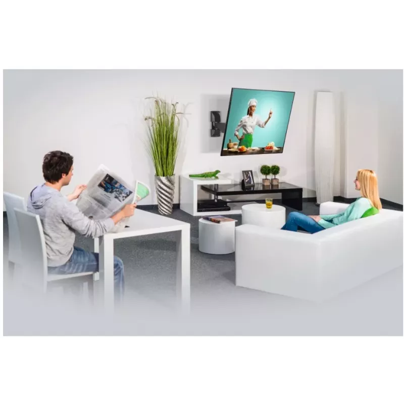 Hama 00220823 uchwyt/stojak TV 165,1 cm (65 cali) Czarny