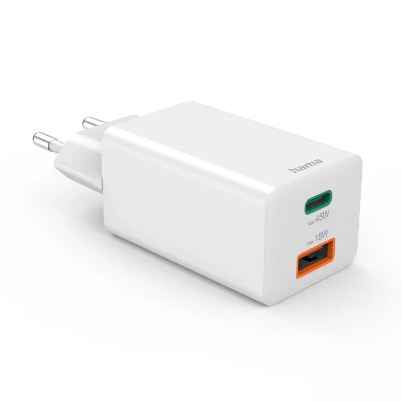 Hama 00125141 ładowarka do urządzeń mobilnych Uniwersalna Biała AC Szybkie ładowanie Wewnętrzna