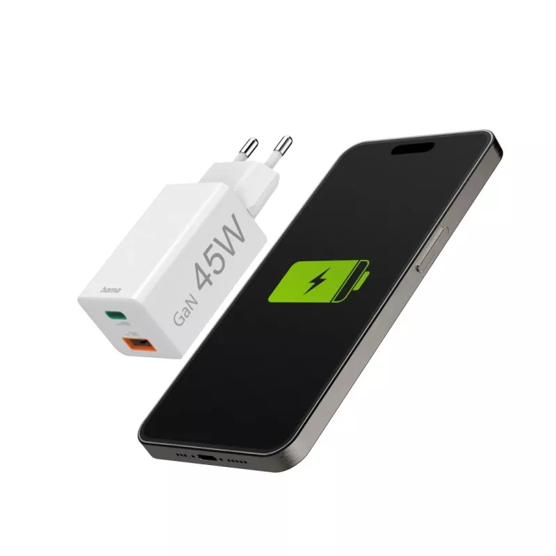 Hama 00125141 ładowarka do urządzeń mobilnych Uniwersalna Biała AC Szybkie ładowanie Wewnętrzna
