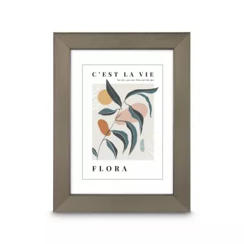 Hama Flora, pojedyncza ramka na zdjęcie, brązowa