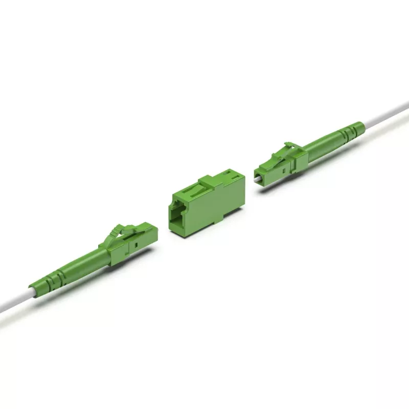 Adapter światłowodowy Hama 00200801 LC/APC 1 szt. Zielony