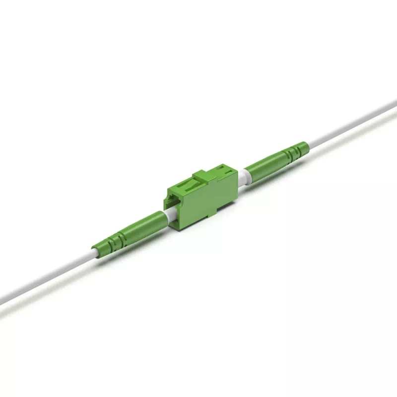 Adapter światłowodowy Hama 00200801 LC/APC 1 szt. Zielony