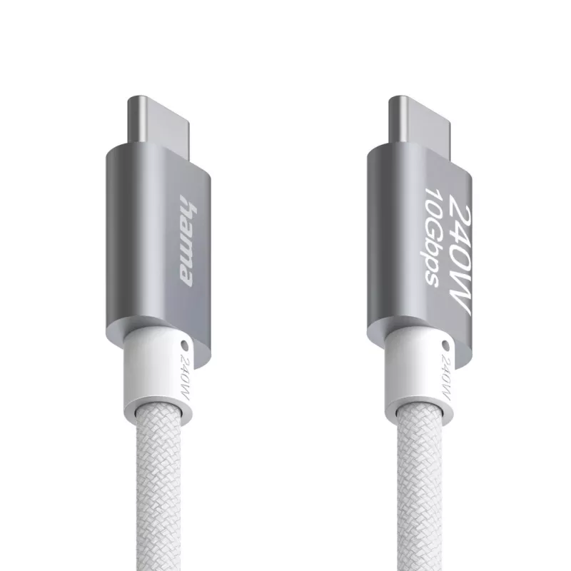 Hama Full-Featured kabel USB USB 3.2 Gen 2 (3.1 Gen 2) 1,5 m USB C biały