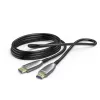 Kabel HDMI Hama 00202036 15 m HDMI Typ A (standardowy) Czarny, Szary, Srebrny
