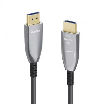Hama 00202036 kabel HDMI 20 m HDMI Typ A (Standard) Czarny, Szary, Srebrny