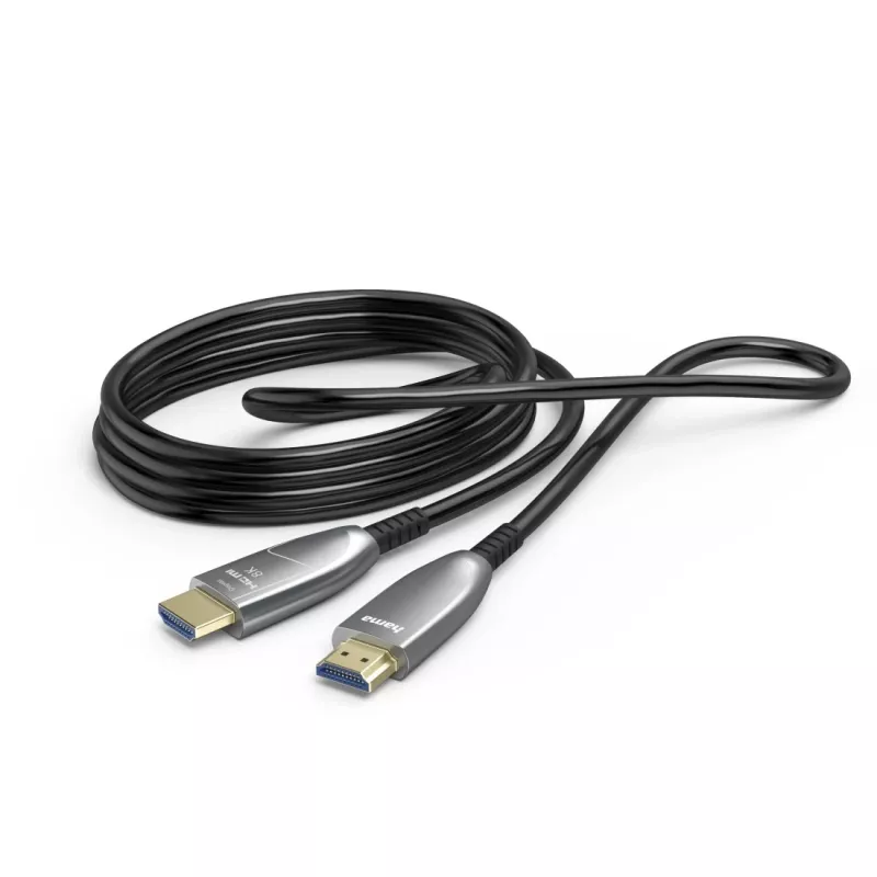 Hama 00202036 kabel HDMI 20 m HDMI Typ A (Standard) Czarny, Szary, Srebrny